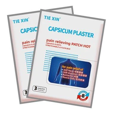 Hot Capsicum sádrová reliéfská bolest náplast